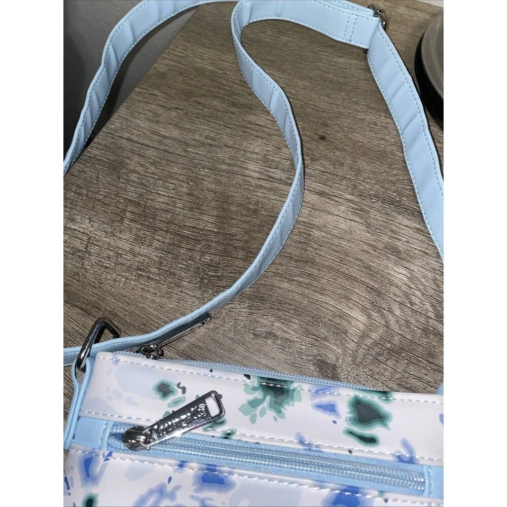 Loungefly Disney Lilo Tie Dye Hawaiian Lei Crossbody Bag 8x7”